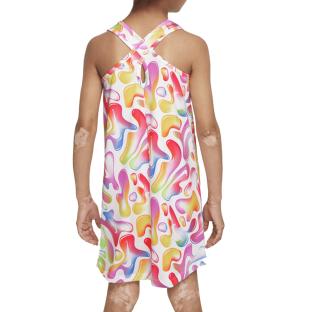 Robe Blanche/Rose Fille Nike Freeze vue 2