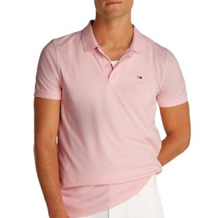 Polo Rose Homme Tommy Hilfiger Tjm Slim pas cher