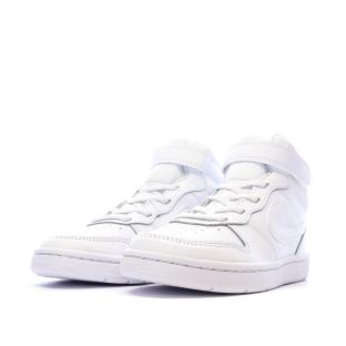 Baskets Blanches Garçon Nike Court Borough Mid 2 vue 6