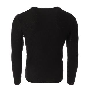 Pull Noir Homme Paname Brothers 2521 vue 2