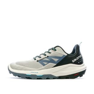 Chaussures de Randonnée Grise/Bleu Mixte Salomon Outpulse pas cher