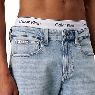 Jean Slim Taper Bleu Clair Homme Calvin Klein Jeans vue 3