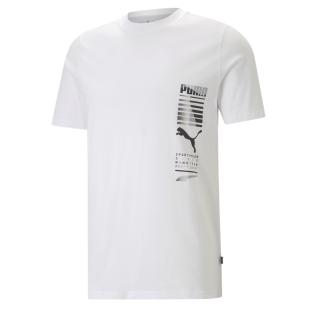T-Shirt Blanc Homme Puma Graphics674477 pas cher