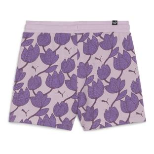 Short Mauve Fille Puma Blossom vue 2
