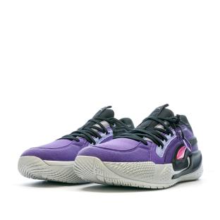 Chaussures de Basketball Violette Homme Puma Court Rider 378418 vue 6