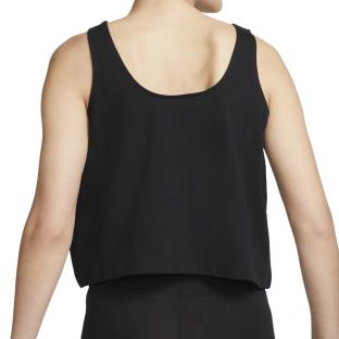 Débardeur Noir Femme Nike Nsw Jrsy vue 2