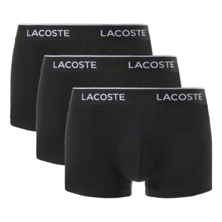 x3 Boxers Noires Homme Lacoste 5H1300 vue 3