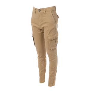 Pantalon Marron Clair Garçon Paname Brothers Live pas cher