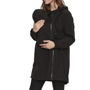 Manteau de portage Noir Femme Mamalicious Nella vue 3