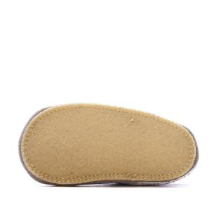 Chaussons Blanc à Fleurs Fille Aster Layas vue 0