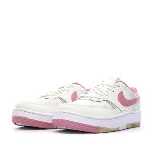 Baskets Ecru/Rose Femme Nike Gamma vue 6