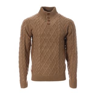 Pull Marron Homme RMS26 60983 pas cher