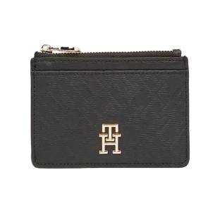 Porte Cartes Noir Femme Tommy Hilfiger Distinct pas cher