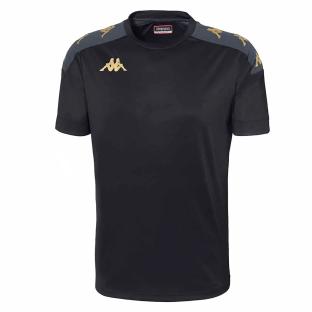 Maillot de Sport Noir Junior Kappa Gianto 351F4LW pas cher