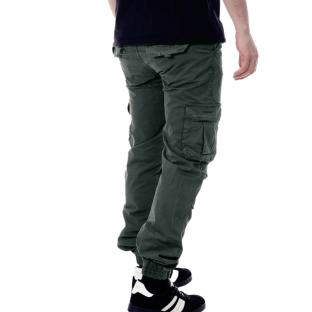 Pantalon Cargo Vert Foncé Homme Paname Brothers Costa vue 2