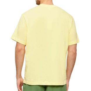 T-Shirt Jaune Homme Lacoste Essentiel vue 0