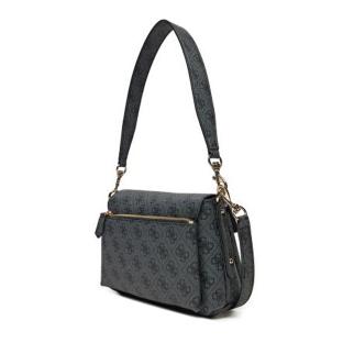 Sac à Bandoulière Noir Femme Guess Brenton vue 2
