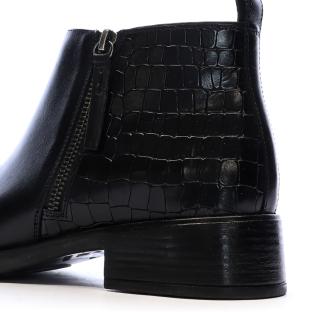 Bottines Noires Femme Geox Resia vue 7