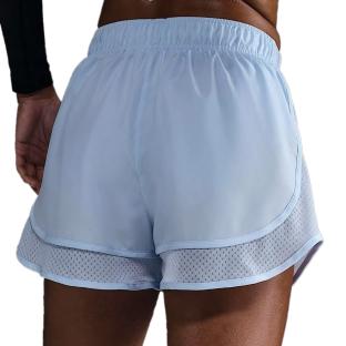 Short Bleu Femme Nike Tempo vue 0