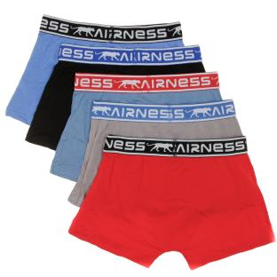 Lot de 5 Boxers Bleu/Rouge Garçon Airness vue 2