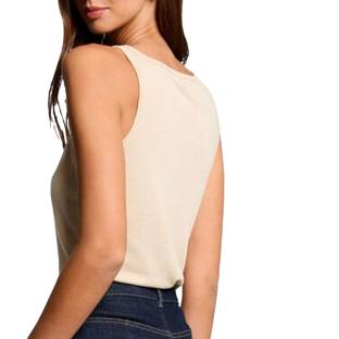 Débardeur Beige Femme Morgan Fil vue 2