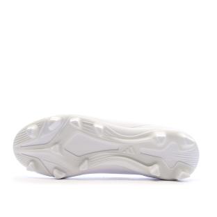 Chaussures de football Blanches/Dorés Garçon Adidas Club Fxg vue 0