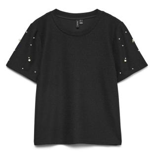 T-Shirt Noir Femme Vero Moda Naya vue 0