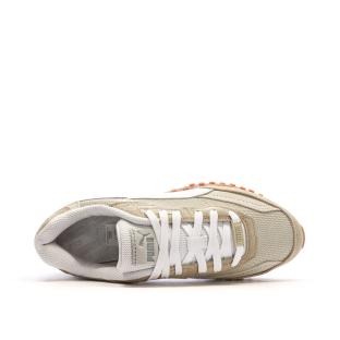 Baskets Beige/Blanc Garçon Puma Rider Washed vue 4