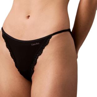 Culotte Noires Femme Calvin Klein Jeans String Bikini pas cher