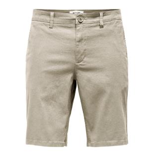 Short Chino Écru Homme ONLY & SONS  22026607 pas cher