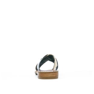 Claquettes Croisées Noires Femme Chattawak Brana vue 0