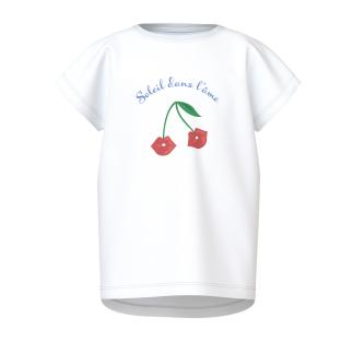 T-Shirt Blanc Fille Name it l Top Bright pas cher