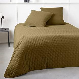 Couvre lit Ocre + 2 Taies D'oreiller Today 240x220cm vue 0