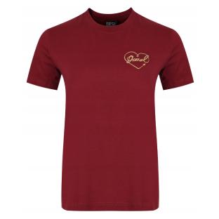 T-Shirt Rouge Femme Diesel T-reg 53-d Maglietta vue 0
