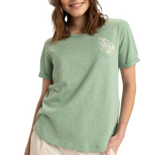 T-shirt Vert Femme Roxy Oceanwave pas cher