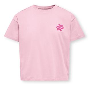 T-shirt Rose Fille Kids Only Sun-veras Flower vue 0