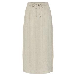 Jupe Beige Femme Pieces Pia vue 0