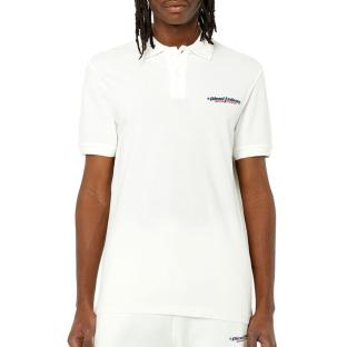Polo Blanc Homme Diesel T-smith-ind vue 0