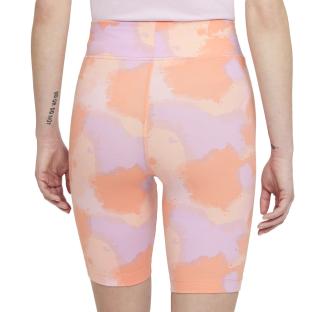 Short Cycliste Orange/Mauve Camouflage Femme Nike vue 0
