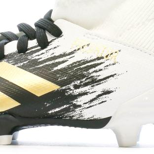 Chaussures de football Noires/Blanches Garçon Adidas Predator 20.3 vue 8