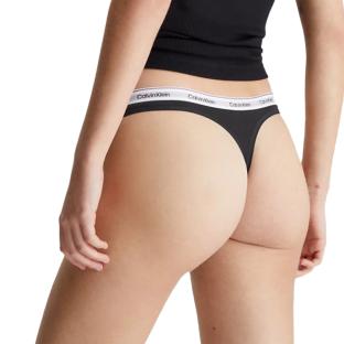 X3 Stings NoirHomme Calvin Klein Thong vue 3