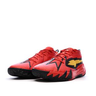 Chaussures de Basketball Rouges Homme Puma Scoot Zeros Retro vue 6