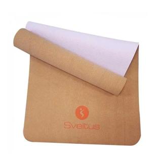 Tapis de Yoga Liège/Mauve Femme SVELTUS Bye vue 0