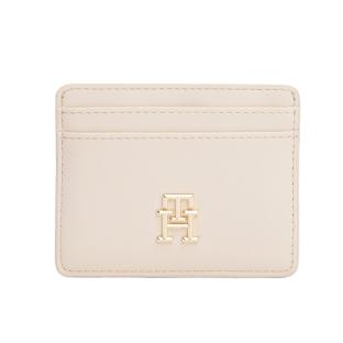 Porte Carte Écru Femme Tommy Hilfiger Logotape Holde pas cher