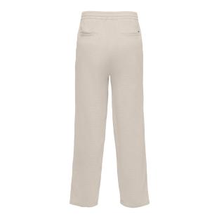 Pantalon Fluide Gaz de coton Beige Homme Only & Sons Onssinus 0158 vue 0
