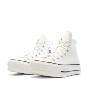 Baskets Blanches Homme Converse Ctas Lift Hi vue 0