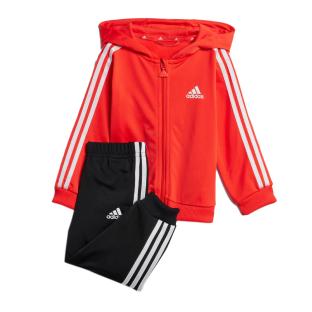Survêtement Noir/Rouge Garçon Adidas Shiny pas cher