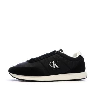 Baskets Noires Homme Calvin Klein Jeans Retros pas cher