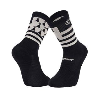 X1 Paar schwarze Socken BV SPORT Trail Ultra + Bretagne Ansicht 0