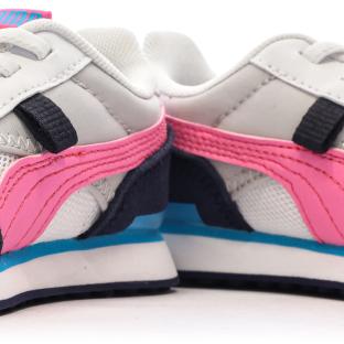 Baskets Gris/Noir/Rose/Bleu Garçon PUMA Future Rider Splas vue 7